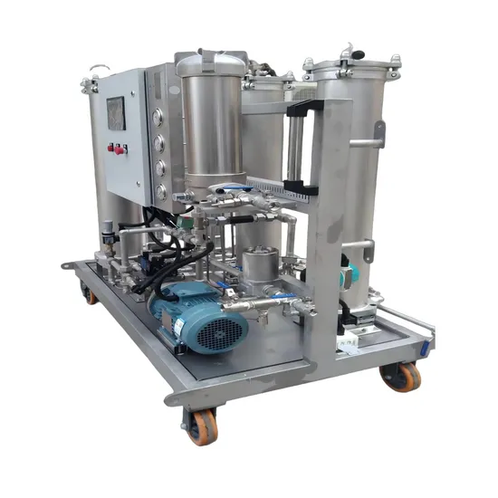 Filtration Filter Cart Used Engine Oil Recycling Machine